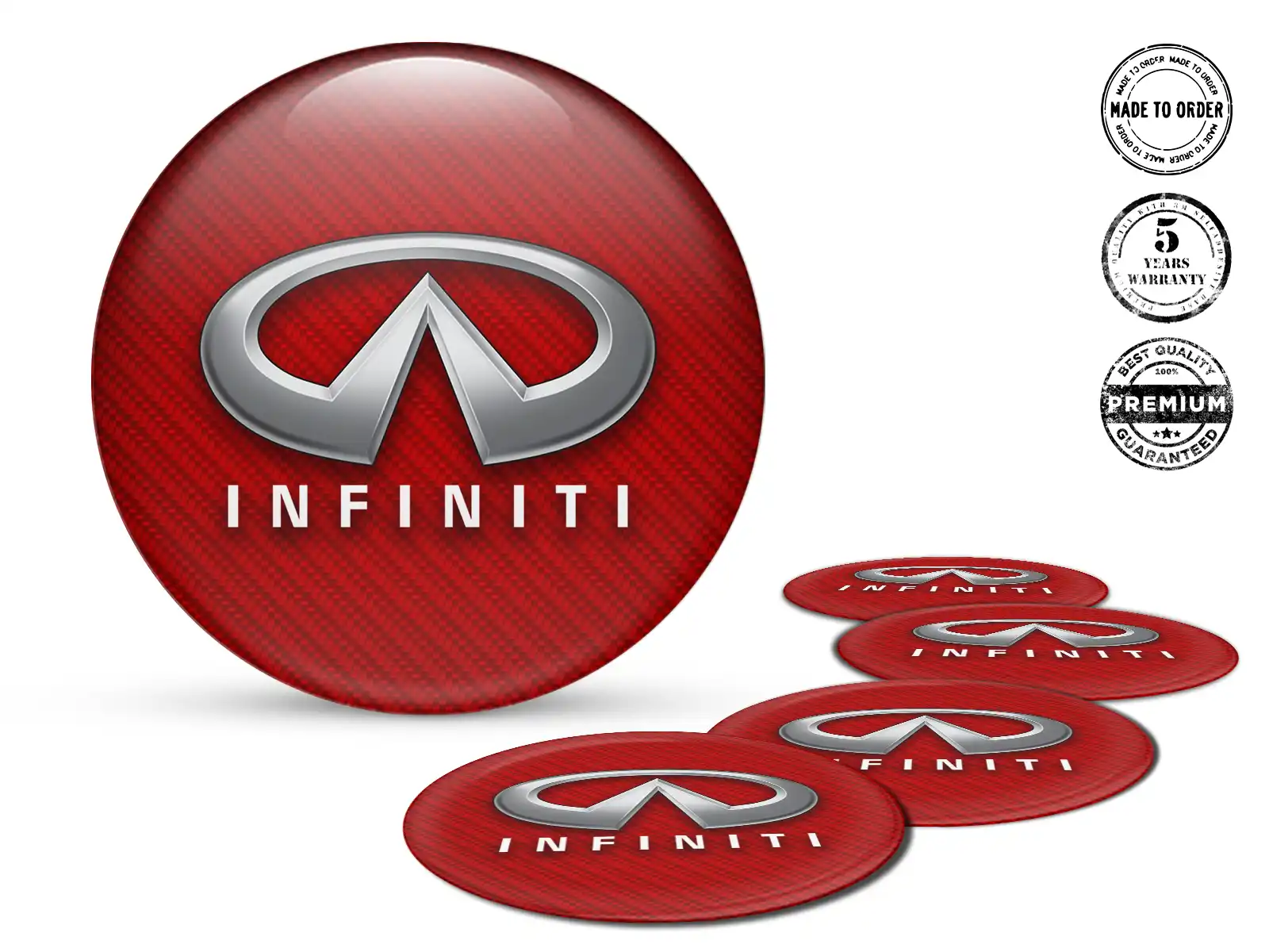 Infiniti Epoxy Dome Aufkleber Luxus Autoembleme